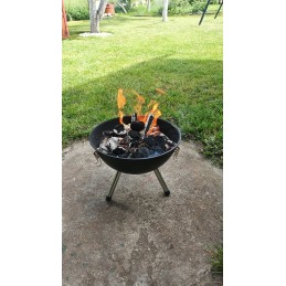 Sodo kepsninės apvalios rampos nešiojamos anglies grilio mini grotelės