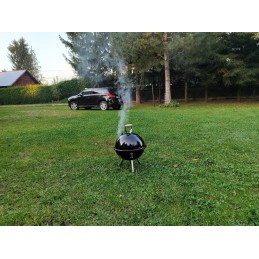 Sodo kepsninės apvalios rampos nešiojamos anglies grilio mini grotelės