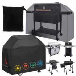 Sodo dujinės grilio dangtis, universalus, didelis, vandeniui atsparus dangtis