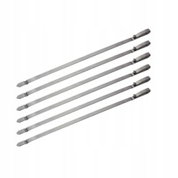 Santos šoninių grilio degiklių kastuvėlių rinkinys, nerūdijantis plienas, apsauga nuo vėjo, 6 vnt.