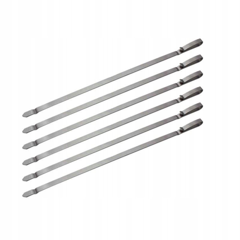 Santos šoninių grilio degiklių kastuvėlių rinkinys, nerūdijantis plienas, apsauga nuo vėjo, 6 vnt.