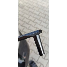 Sferinės grotelės 16 juodos su dangteliu ir pelenine