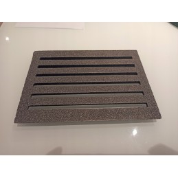 Ketaus grotelės židinio rūkyklai, 25x18 cm