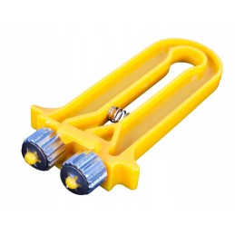 Mažas vielos įtempiklis plastikiniame rėmelyje bitynams