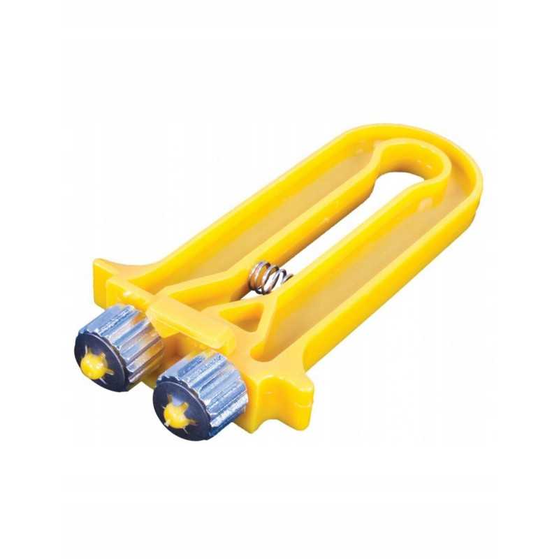 Vielos įtempiklis plastikiniame rėme