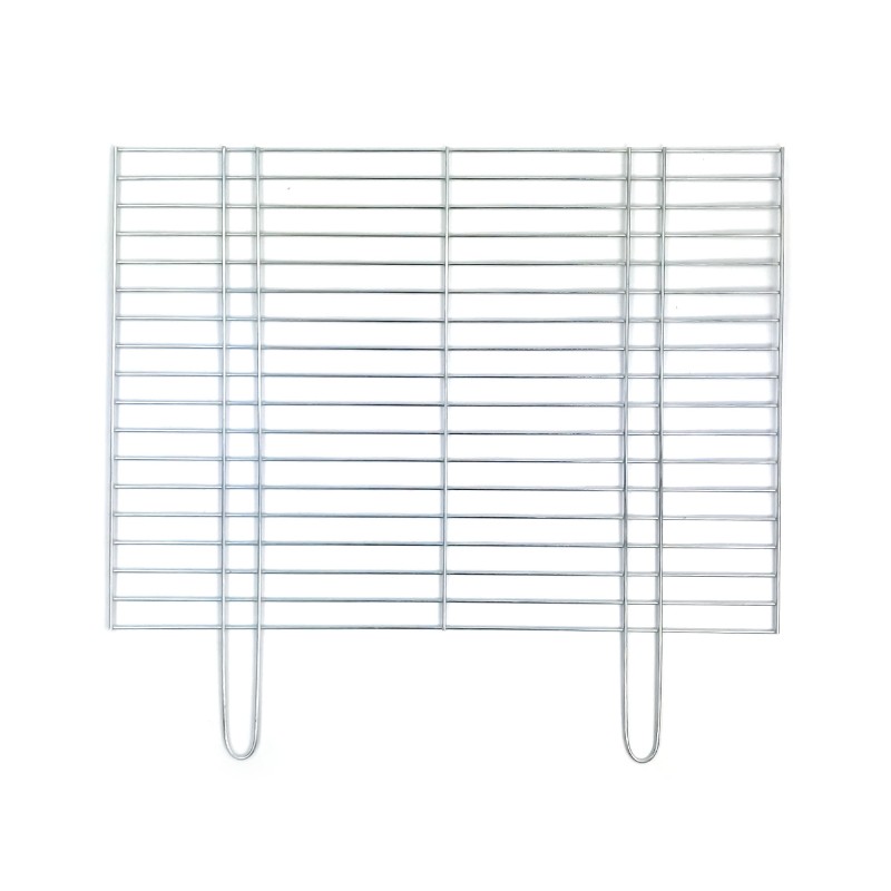 Grilio grotelės 70x50, chromuotos