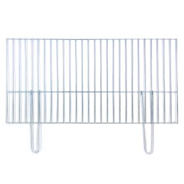 Grilio grotelės 80x40, chromuotos - atlenkiamos rankenos