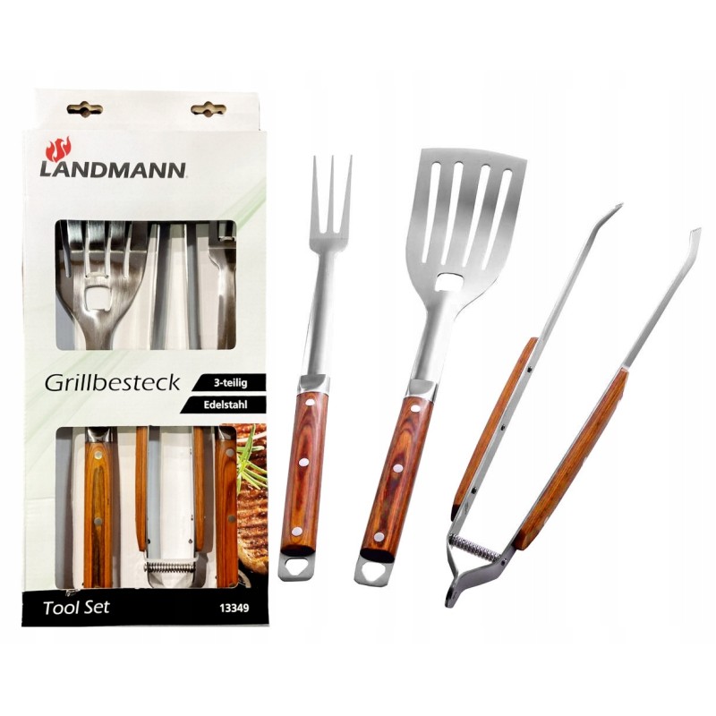 Landmann grillbesteck grilio rinkinys