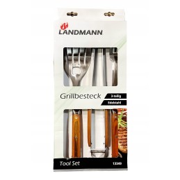 Landmann grillbesteck grilio rinkinys