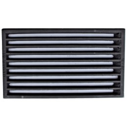 Ketaus židinio grotelės Nr.3 virtuvinei viryklei, 28x16