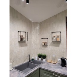 Stiklinis indelis/talpykla 720 ml su mediniu bambukiniu dangteliu ir sandarikliu