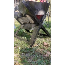 Nešiojama, sulankstoma, turistinė anglis kepsninė 0679