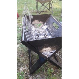 Nešiojama, sulankstoma, turistinė anglis kepsninė 0679