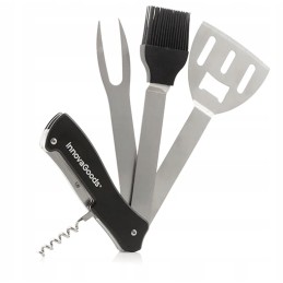 Kompaktiškas 5 viename innovagoods kepsninės priedų rinkinys