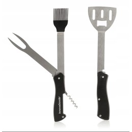 Kompaktiškas 5 viename innovagoods kepsninės priedų rinkinys