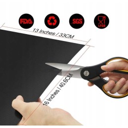 Juoda thermopro h932bj grilio padėklas