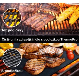 Juoda thermopro h932bj grilio padėklas