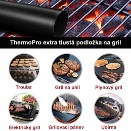 Juoda thermopro h932bj grilio padėklas