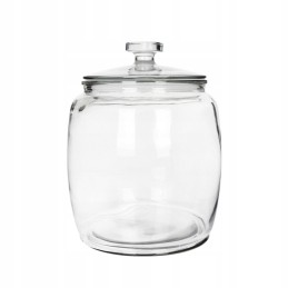 Maisto indas, indelis meduoliams, saldainiams, konservams, stiklinė, 0,9l