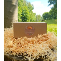 Ekologiškas medienos vatos kūrenimas 4 kg - švari ugnis be cheminio kvapo