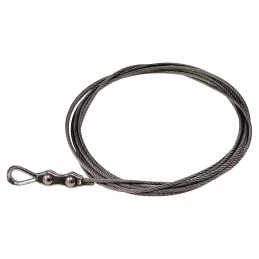 300cm kepsninės virvė, 210cm grandinėlė trikojo grotelėms, nerūdijančio plieno komplektas