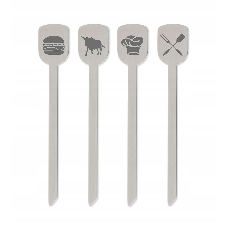 Kela Summy stiletai, 4 vnt., plieniniai iešmai, 19 cm