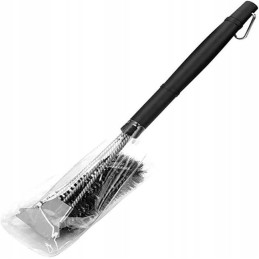 Vielinių grotelių šepetys, grotelių valymas, 41 cm, 2x teptuko maišelis