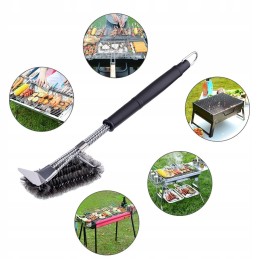 Vielinių grotelių šepetys, grotelių valymas, 41 cm, 2x teptuko maišelis