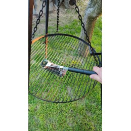 Vielinių grotelių šepetys, grotelių valymas, 41 cm, 2x teptuko maišelis