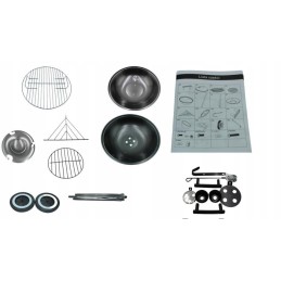 Anglies grilis su dangteliu + prijuostė