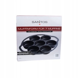 Santos ketaus bandelių forma 7 bandelėms