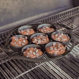 Santos ketaus bandelių forma 7 bandelėms