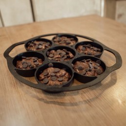 Santos ketaus bandelių forma 7 bandelėms