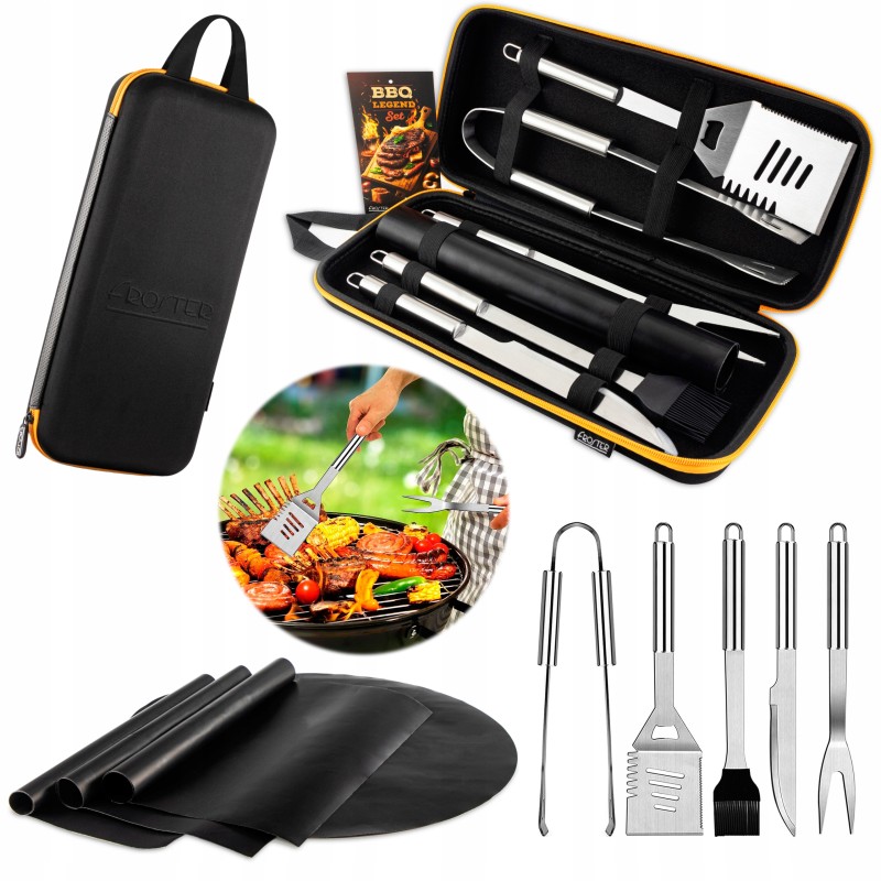 Bbq legend set - kepsninės reikmenų rinkinys dėkle