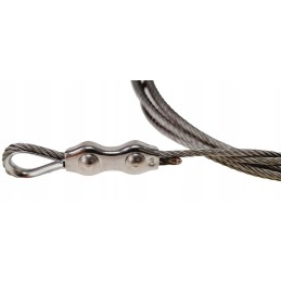 300cm virvė, 3x60cm grandinėlė grotelėms, nerūdijančio plieno trikojo rinkinys