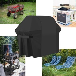 Sodo anglies dujinės kepsninės dangtis, universalus, didelis, brezentinis dangtis