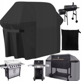 Sodo anglies dujinės kepsninės dangtis, universalus, didelis, brezentinis dangtis