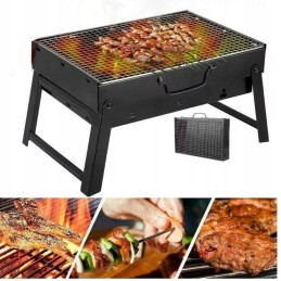 Turistinis grilis su anglimis, nešiojamas lagaminas, grotelės