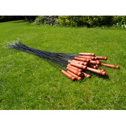 Kietos ugnies lazdos 120 cm, 10 vnt