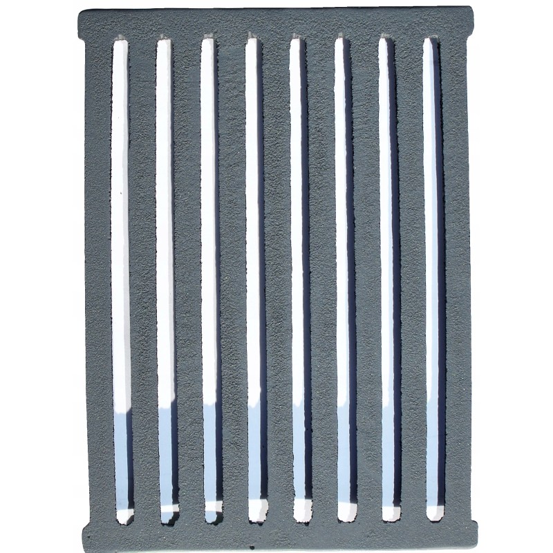 Ketaus židinio grotelės Nr.16 virtuvinei viryklei, 25x18