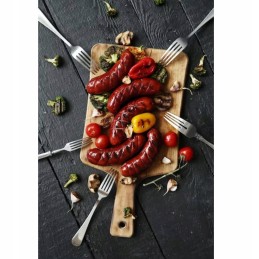 Sodo kepsninė iškylai, reguliuojamos grotelės, 33 x 33 cm, juodos