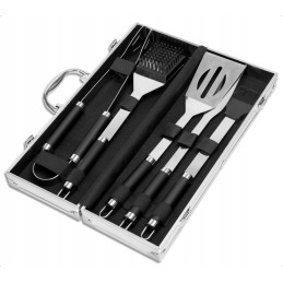 Gafal grilio priedai, 6 dalių lagaminas