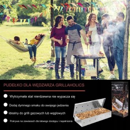 ⭐Johotone nerūdijančio plieno rūkykla – pridėkite nuostabų dūmų skonį prie kepimo ant grotelių!⭐