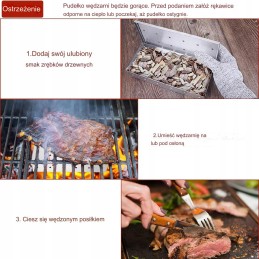 ⭐Johotone nerūdijančio plieno rūkykla – pridėkite nuostabų dūmų skonį prie kepimo ant grotelių!⭐