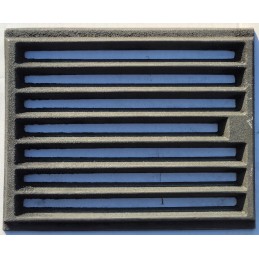 Ketaus židinio grotelės virtuvinei viryklei 25x20 5 pl