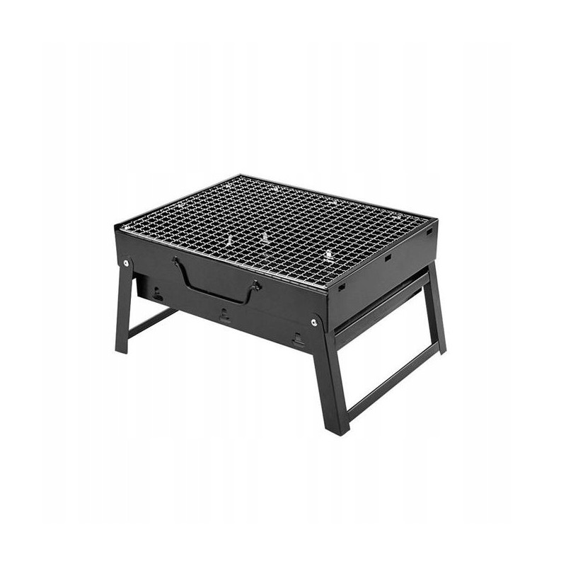 Martom anglies grilis 34 5 x 26 5 cm turistinis grilis su nešimo rankena