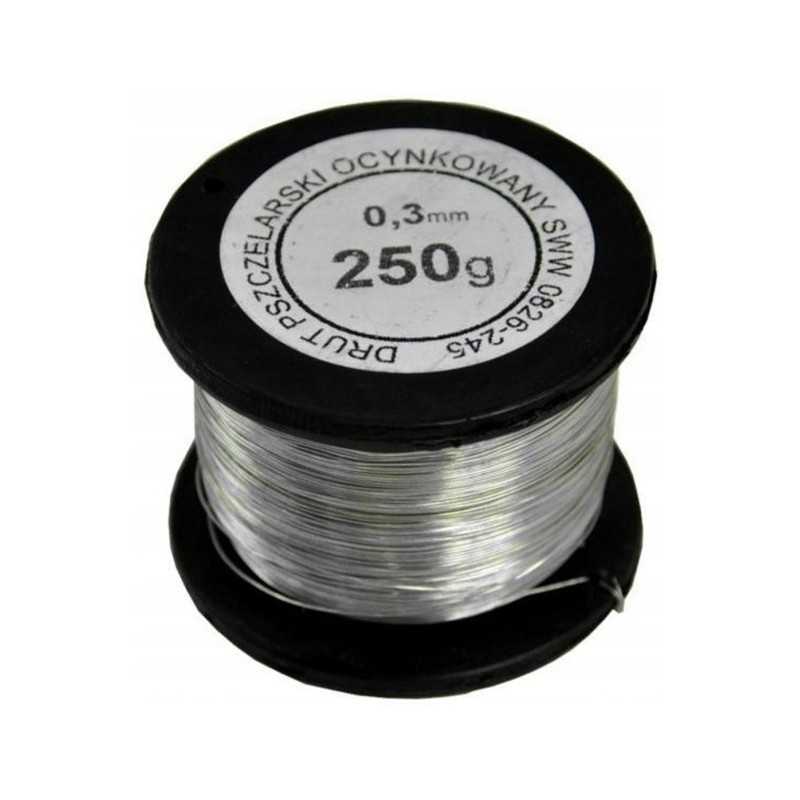 viela rėmams 0,3mm - 250g, cinkuota
