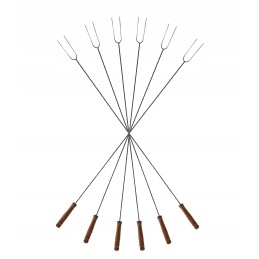 Šakutė, ugnies lazda, 130 cm, rinkinyje 10 vnt