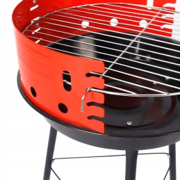 Turistinė sodo anglių kepsninė su nuimamomis nešiojamomis grotelėmis