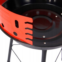 Turistinė sodo anglių kepsninė su nuimamomis nešiojamomis grotelėmis